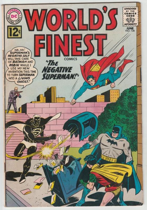 World's Finest #126 (Jun-62) VF+ High-Grade Superman, Batman and Robin