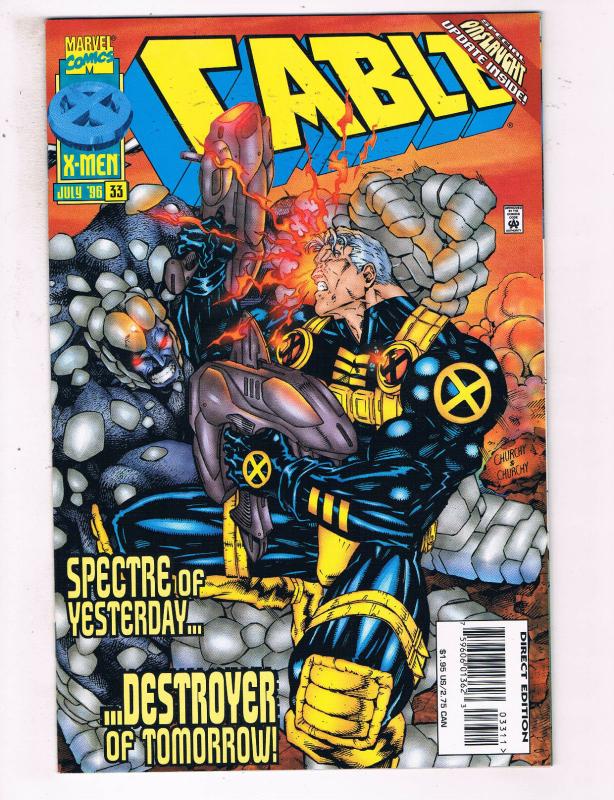 Cable 33 Vf Marvel Comics Comic Book X Men July 1996 De22 Hipcomic