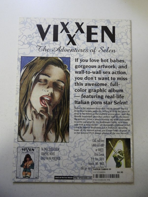 Super Taboo #9 (1996) VG Condition sticker bc