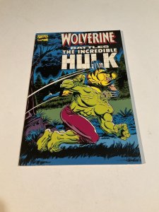 Wolverine Battles The Incredible Hulk 1 Nm- Near Mint- Marvel Comics