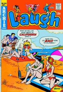 Laugh Comics #283 VG ; Archie | low grade comic October 1974 Bikini Beach Cover