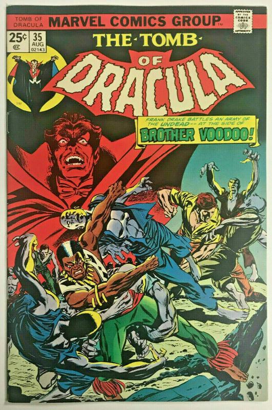 TOMB OF DRACULA#35 VF/NM 1975 MARVEL BRONZE AGE COMICS