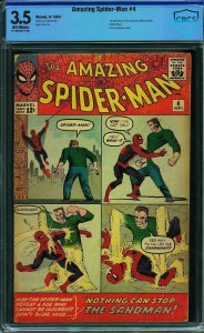 AMAZING SPIDER-MAN #4, CBCS 3.5 VG-