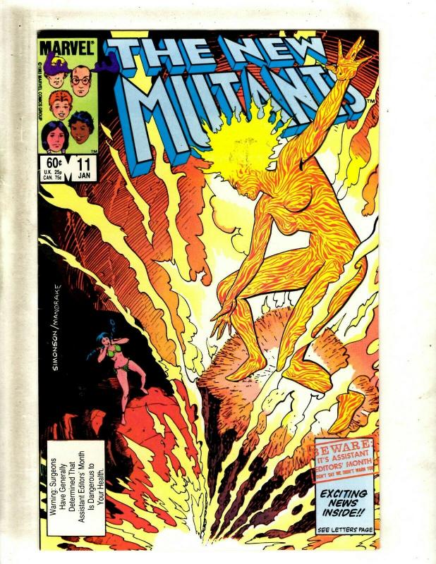 Lot of 12 New Mutants Marvel Comics #11 19 29 33 34 36 37 40 50 51 52 53 J411