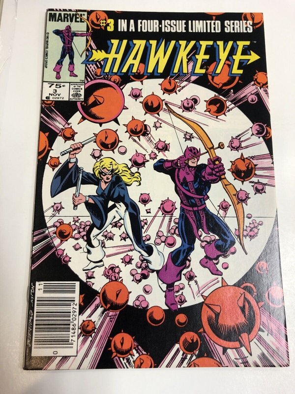 Hawkeye (1983) # 3 Canadian Price Variant (VF/NM) ! He Kicked Shield’s Butt !