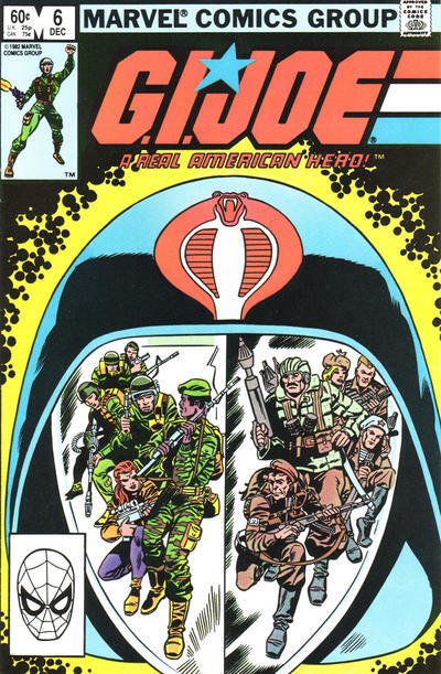 G.I. Joe, A Real American Hero #6 VF ; Marvel | 1st Print