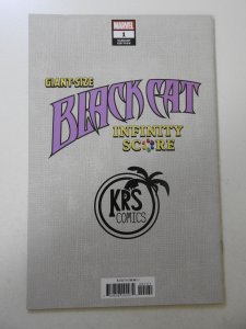 Giant-Sized Black Cat: Infinity Score Fleecs Cover (2022) VF/NM! Signed W/ COA!