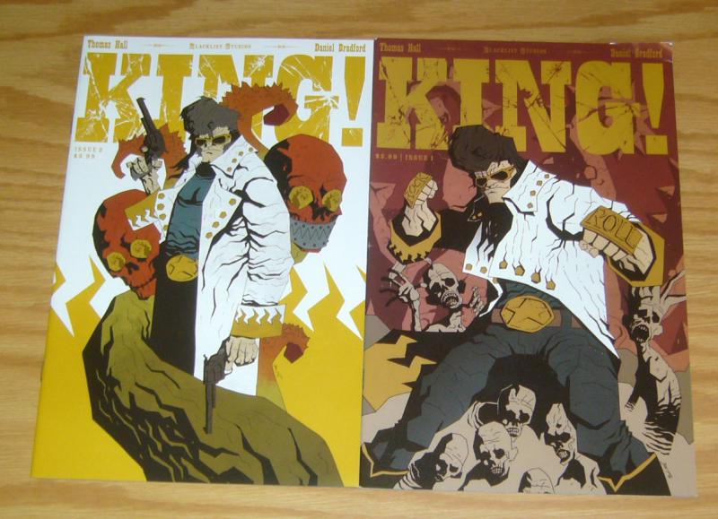 King! #1-2 VF/NM complete series - blacklist studios - elvis monster hunter?