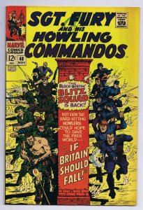 Sgt Fury and His Howling Commandos #48 ORIGINAL Vintage 1967 Marvel Comics