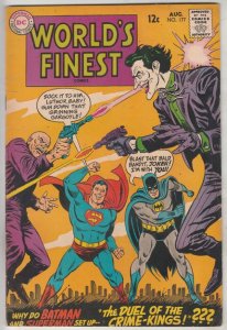 World's Finest #177 (Aug-68) VF High-Grade Superman, Batman, Robin