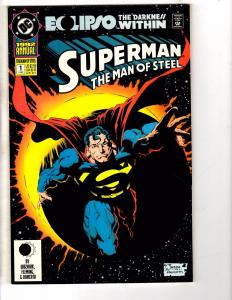 Lot Of 5 Man Of Steel DC Comic Books ANNUALS # 1 2 4 5 6 Batman Flash Arrow J214