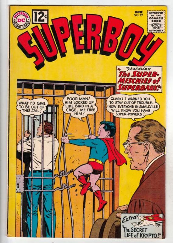 Superboy #97 (Jun-62) VF High-Grade Superboy