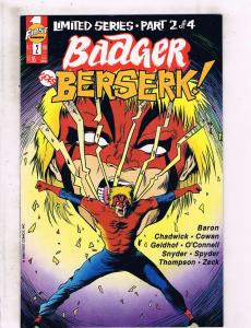 Lot of 4 Badger Goes Berserk! First Comic Books # 1 2 3 4 WT5 