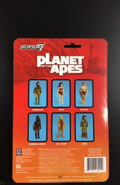 Zara “Planet of the Apes” action figure