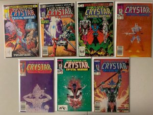 Saga of Crystar lot #1-7 Marvel (average 6.0 FN) 7 diff (1983 to 1984)