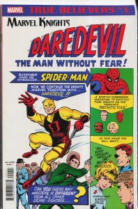 True Believers: Marvel Knights 20th Anniversary: Daredevil by Stan Lee & Bill...