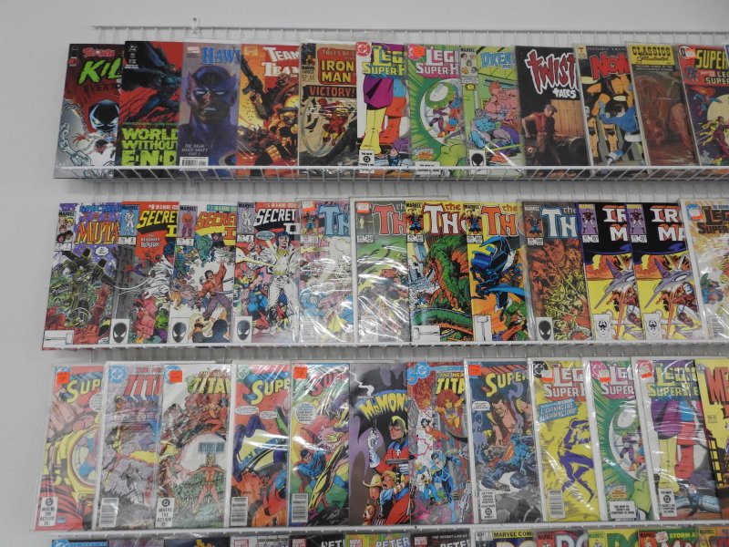 Huge Lot 160+ W/Spider-Man,  Teen Titans, Superman+ Avg VF- Condition!