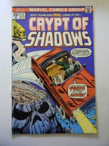 Crypt of Shadows #21 (1975) FN Condition