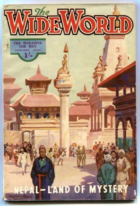 The Wide World Pulp January 1936- Nepal Land of Mystery