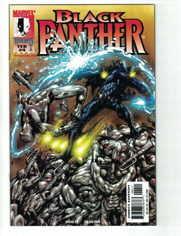 Black Panther (Vol. 2) #4 VF/NM; Marvel | 1st Appearance of White Wolf