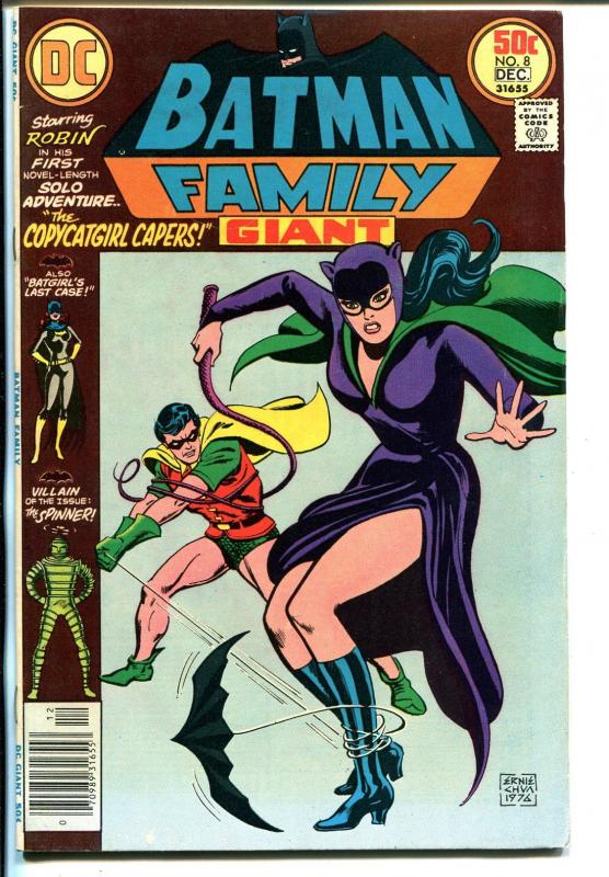 Batman Family #8 1976-DC-Catwoman-Robin-Batgirl-NM