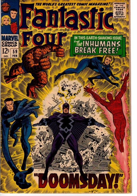 FANTASTIC FOUR #59,75,78 (3 ISSUE LOT) $25.00