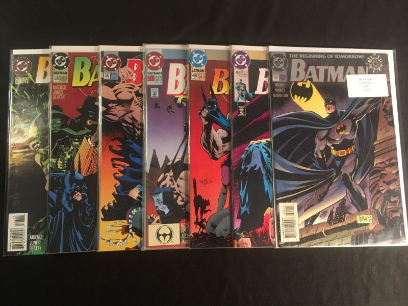 BATMAN #0, 493, 498, 500, 517, 518, 527, 537, 550, 605, 621, 623, 626-628 VFNM