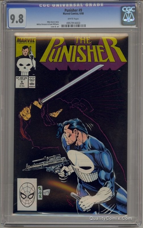 Punisher #9 CGC NM/M 9.8 White