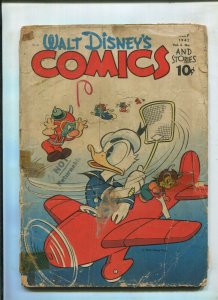 WALT DISNEY'S COMICS AND STORIES #34 - DONALD DUCK FLYING (1.8) 1943