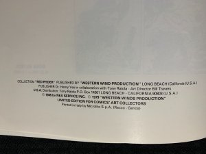 1979 RED RYDER by Harman & Susick SC FN+ 6.5  Western Wind Produsctions