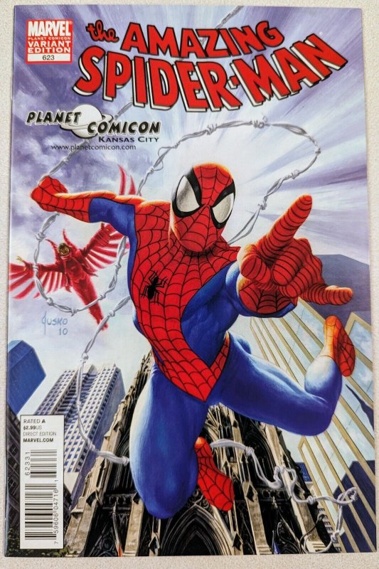 Amazing Spider-Man 623 NM- Joe Jusko Planet Comicon Variant 1st Simple Simon HTF