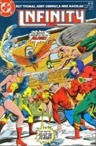 INFINITY INC #5, NM, Wonder Woman, Flash, JSA, Power Girl, 1984