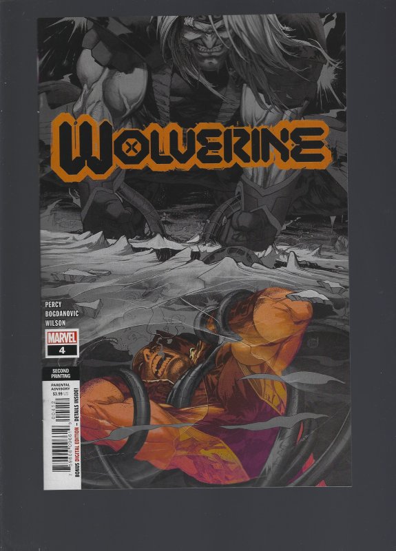 Wolverine #4 Second Printing Cover