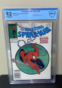 Amazing Spiderman #301 (CBCS 9.2 NM-) / McFarlane / Newsstand / June 1988