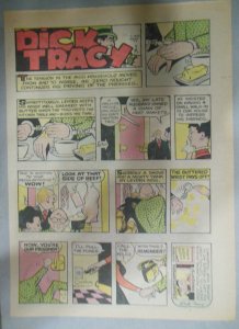 Dick Tracy Sunday Page by Chester Gould from 6/5/1977 Size: 11 x 15 inches