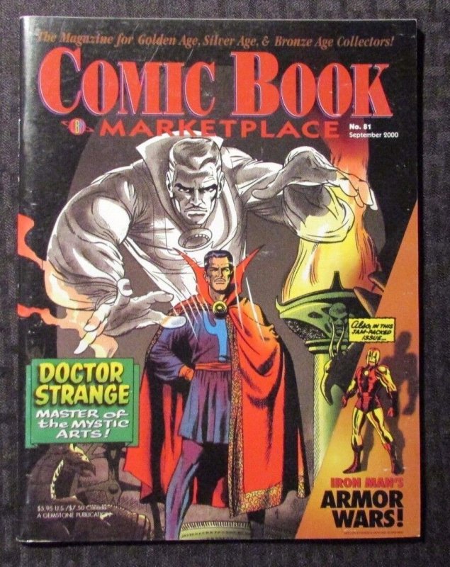 2000 COMIC BOOK MARKETPLACE Magazine #81 NM Doctor Strange Armor Wars