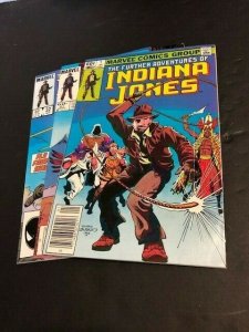 MARVEL-Lot of 3-Further Adventures of Indiana Jones #1,21,&32 FINE+  (505J)  