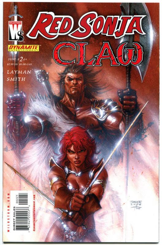 RED SONJA CLAW #2, NM-, Variant, She-Devil, Sword, 2006, more RS in store