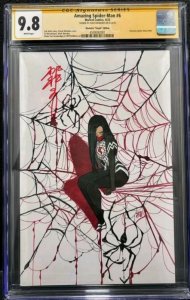 The Amazing Spider-Man #6 (2022) CGC 9.8 signed by Peach Momoko