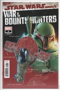 STAR WARS WAR of the BOUNTY HUNTERS #4, Boba Fett, 2021, NM, Blue Print cover