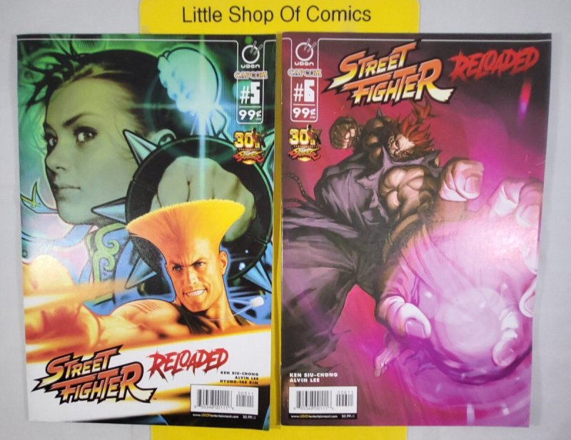Street Fighter Reloaded #1 2 3 4 5 6 Complete Set 1-6 Udon Comics