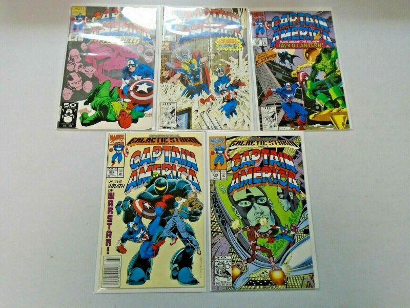 Captain America Comic Lot From #352-399 37 Different Average 8.0 VF (1989-1992)