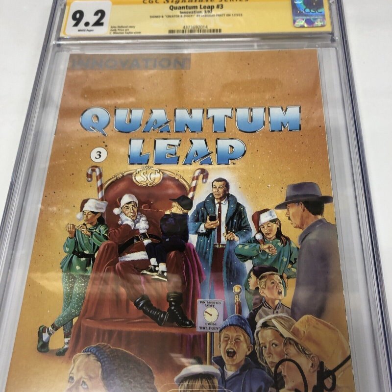 Quantum Leap (1992) # 3 (CGC 9.2 SS) Signed & Creator & Ziggy Deborah Pratt