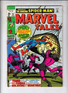 Marvel Tales #24 (Jan-70) FN- Mid-Grade Spider-Man, Thor, Human Torch