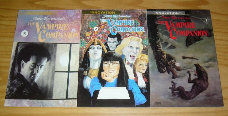 Anne Rice's Interview With A Vampire Companion #1-3 VF/NM complete series 1990 2