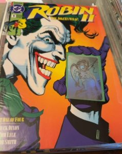 Robin II: The Joker's Wild! #1 Joker Close-Up Cover (1991)  