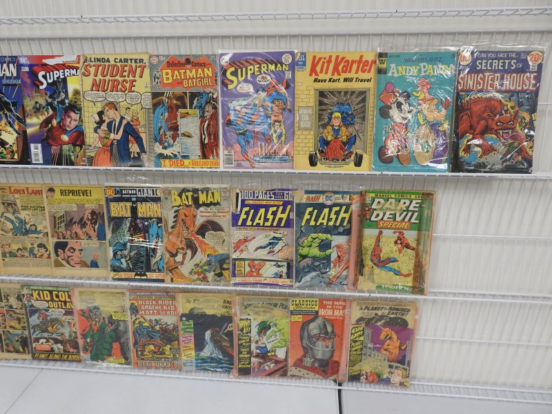 Lot of 28 Low Grade Comics W/ Batman, Flash, +More! See desc
