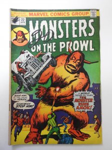 Monsters on the Prowl #22 (1973) VG- Condition! Moisture wrinkle