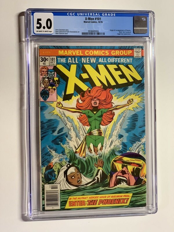 uncanny X-Men 101 CGC 5.0 OWWP Marvel 1976