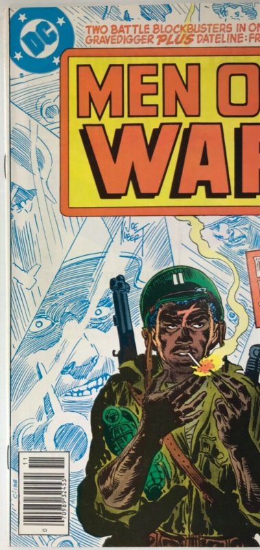 MEN OF WAR Comic Issue 22 — 1979 DC Comics — Joe Kubert Cover Fine Condition 